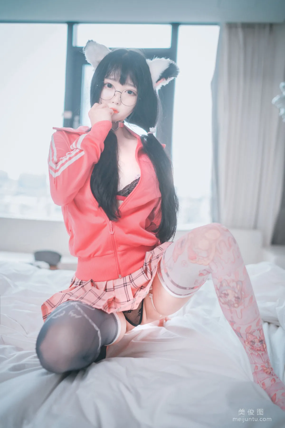 [DJAWA] Aram - Hot Pink Jersey! 寫真套圖 51