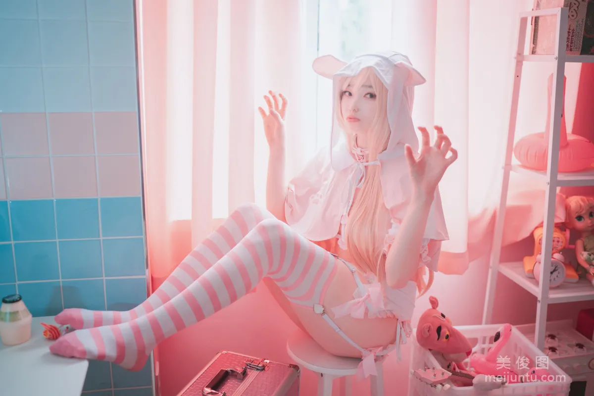 [DJAWA] BamBi - ángel de Rosa 寫真套圖 45