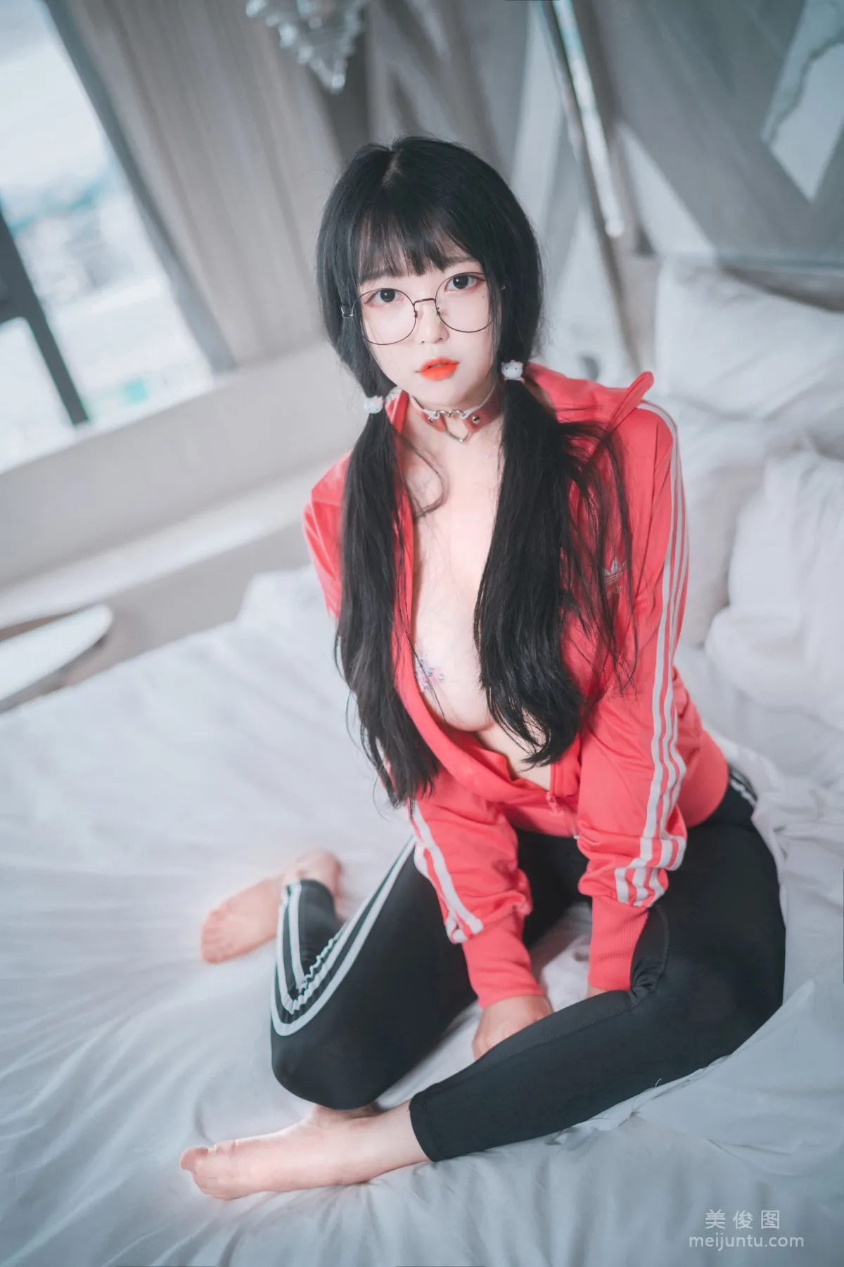 [DJAWA] Aram - Hot Pink Jersey! 寫真套圖 4