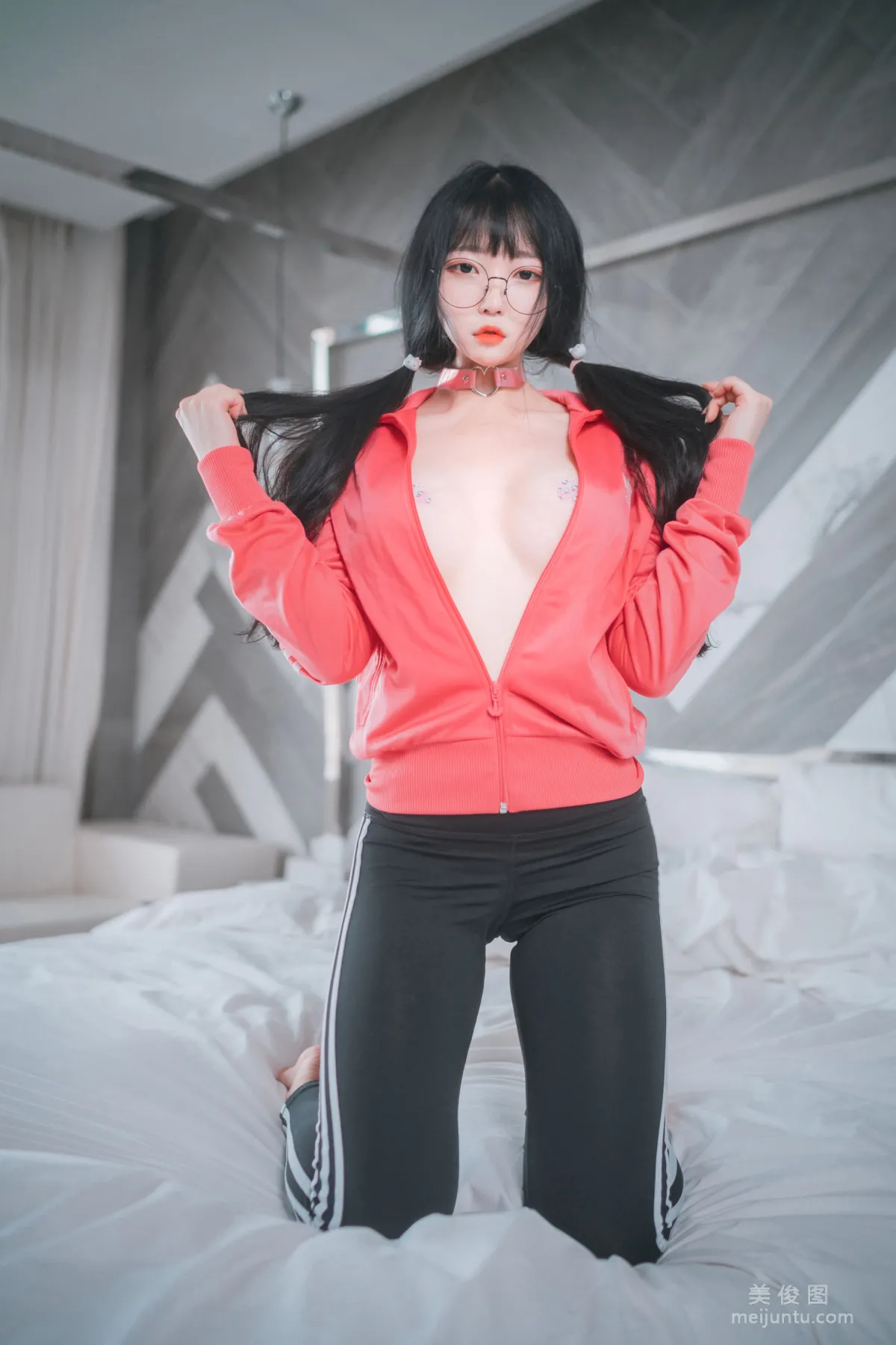 [DJAWA] Aram - Hot Pink Jersey! 寫真套圖 18
