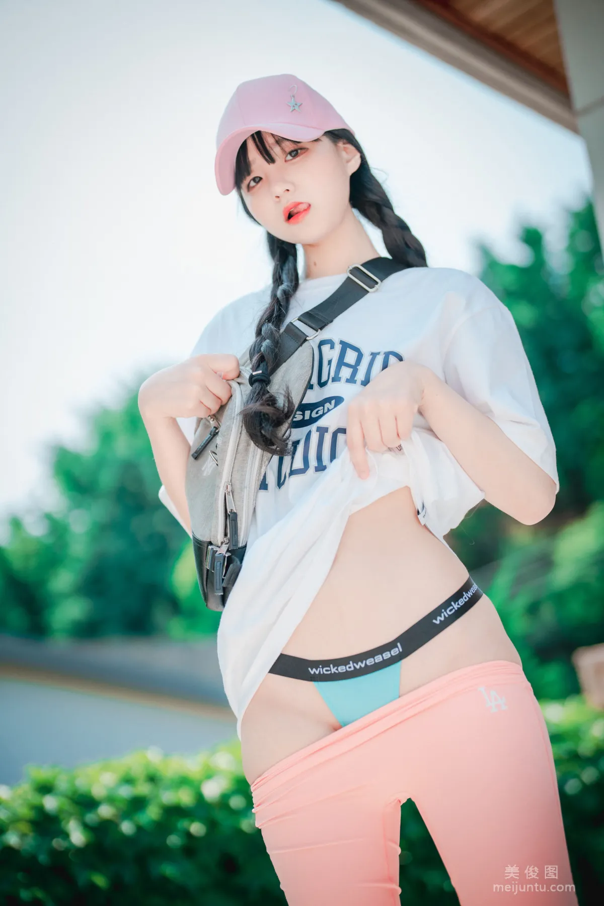 [DJAWA] Jenny - Loose and Tight Pink 寫真套圖 63