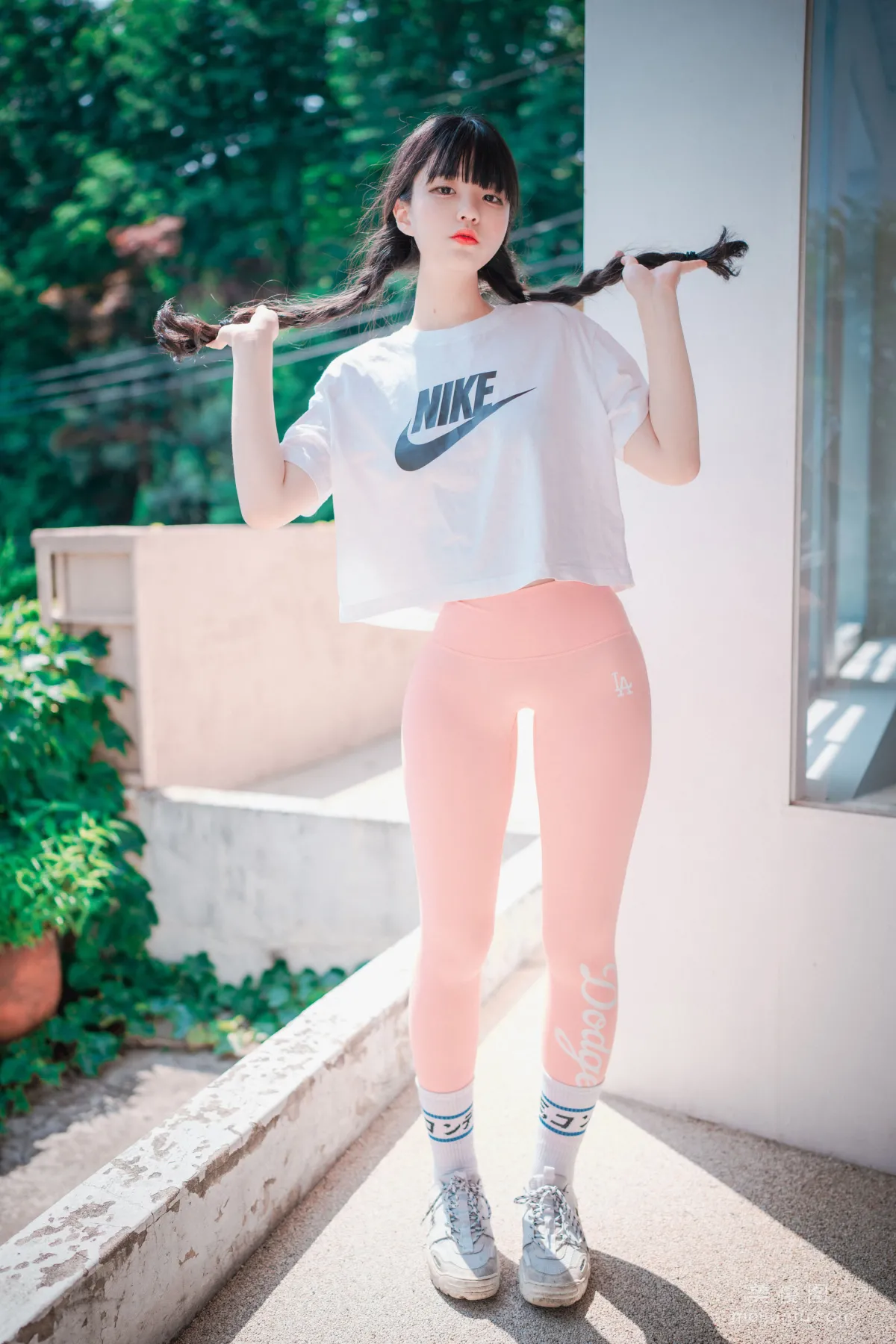 [DJAWA] Jenny - Loose and Tight Pink 寫真套圖 106