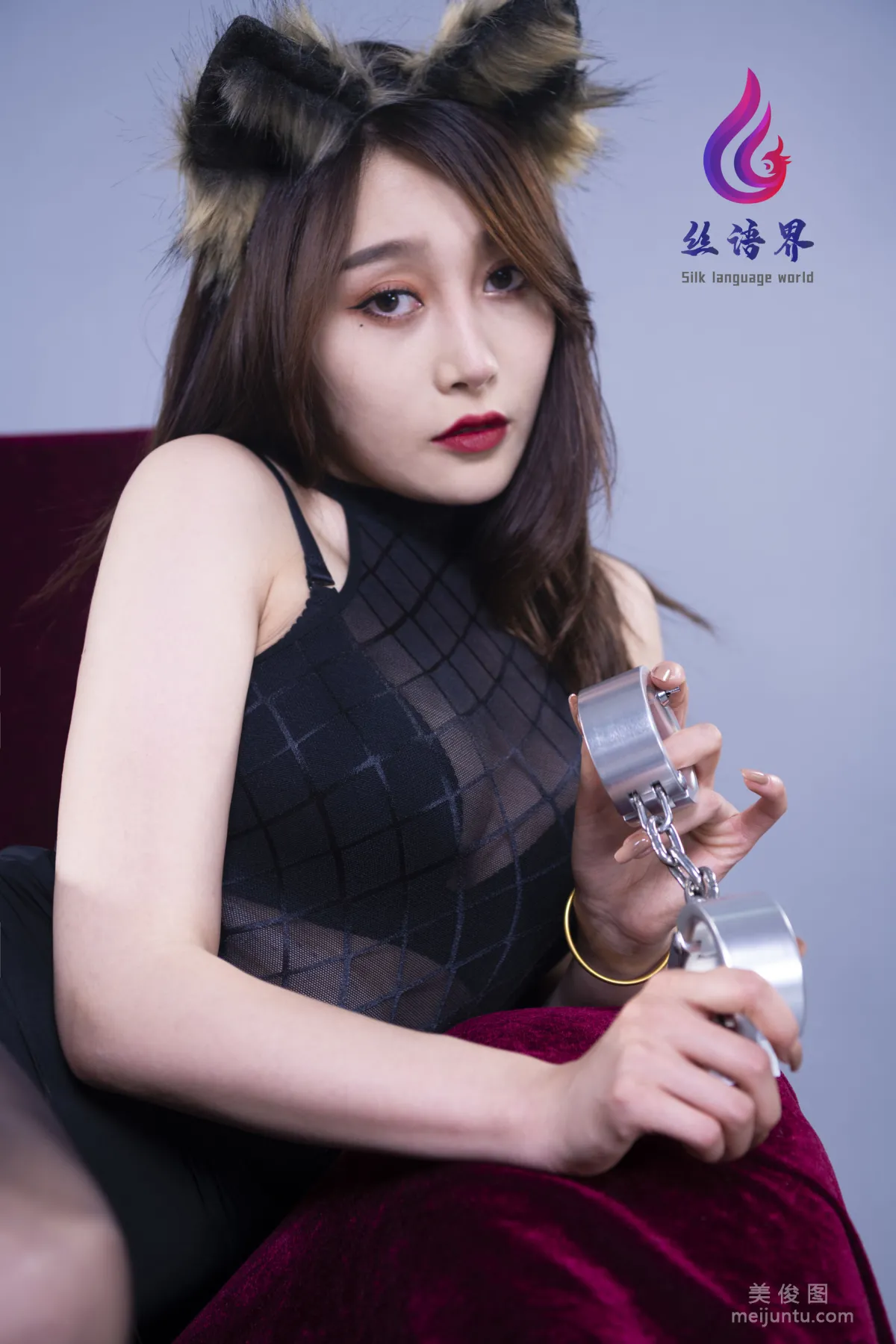 [丽柜Ligui] 网络丽人 Model 团子 《美撼自缚》8