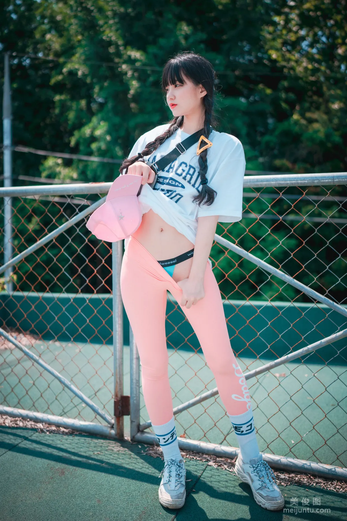 [DJAWA] Jenny - Loose and Tight Pink 寫真套圖 88