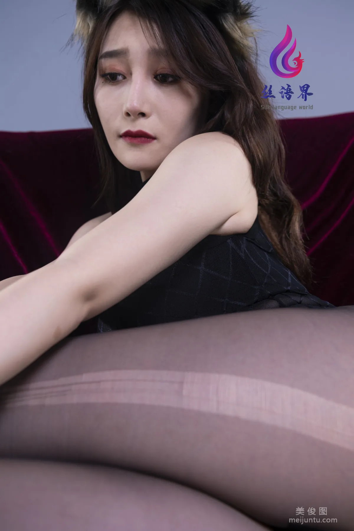 [丽柜Ligui] 网络丽人 Model 团子 《美撼自缚》32
