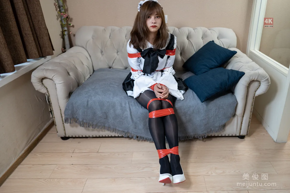 [麗櫃Ligui] 網絡麗人 Model 奈奈《女仆與紅膠帶》 65