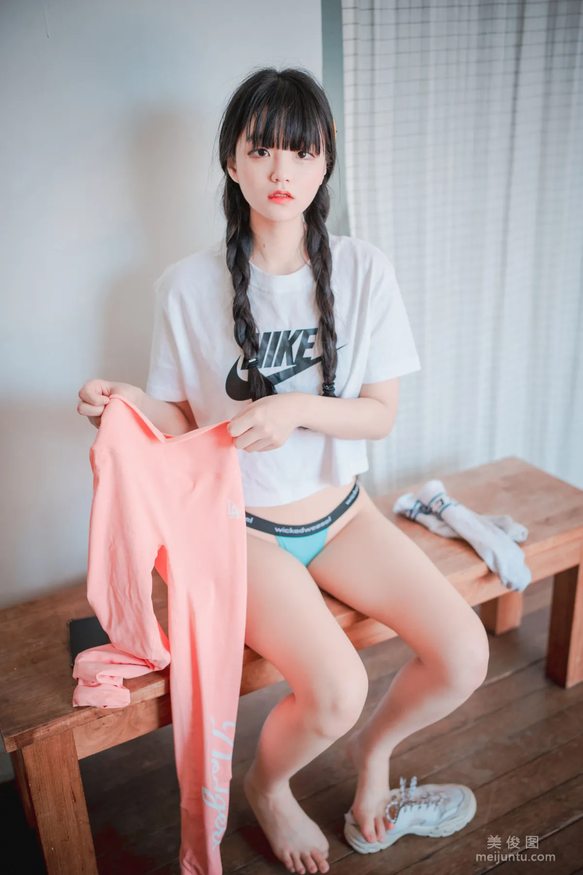 [DJAWA] Jenny - Loose and Tight Pink 寫真套圖 120
