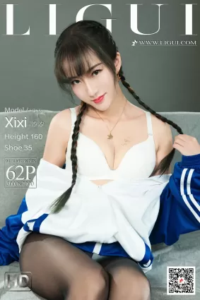 [麗櫃Ligui] Model 汐汐《玉脂青甜》 絲襪玉足寫真