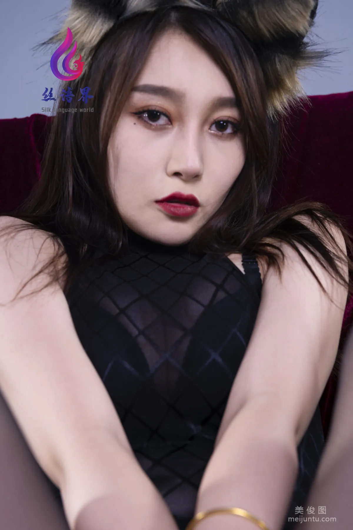 [丽柜Ligui] 网络丽人 Model 团子 《美撼自缚》45