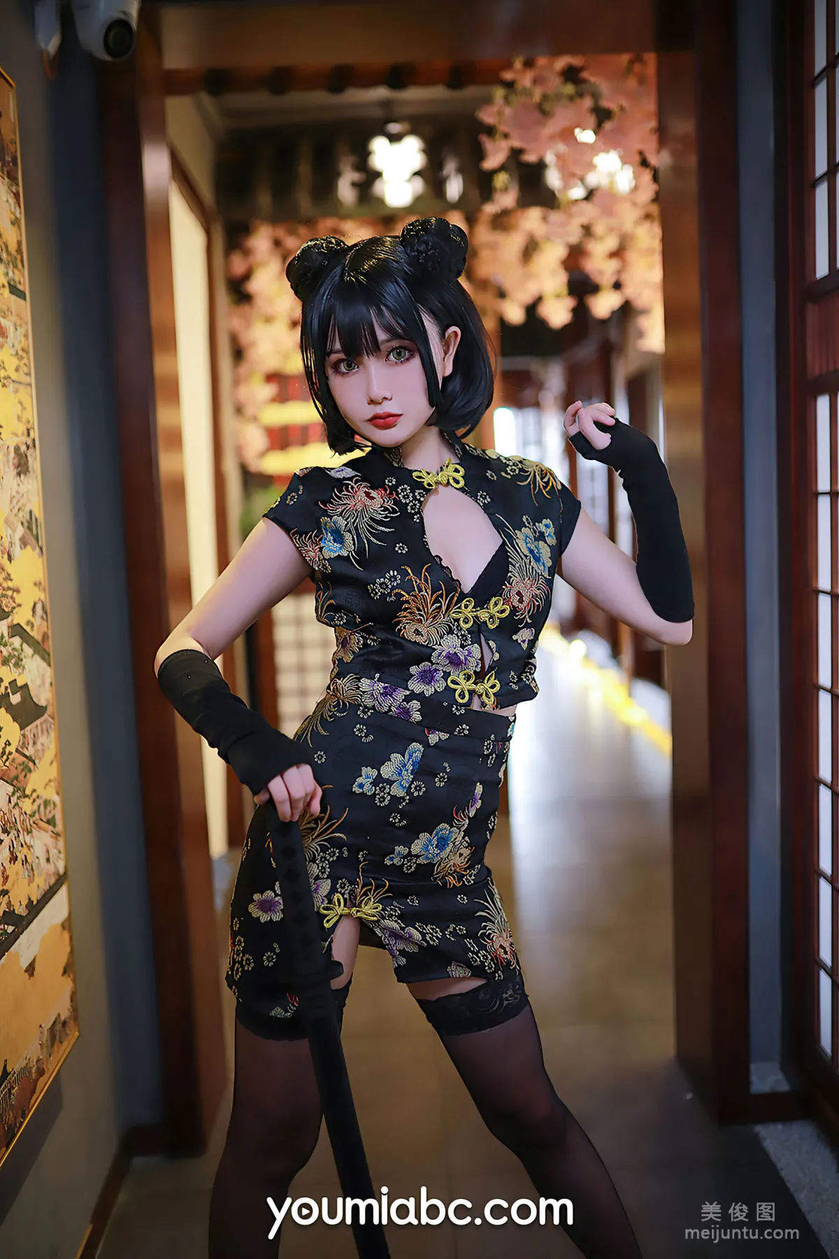 [尤蜜YouMi]  您的蛋蛋 - 旗袍武士娘10