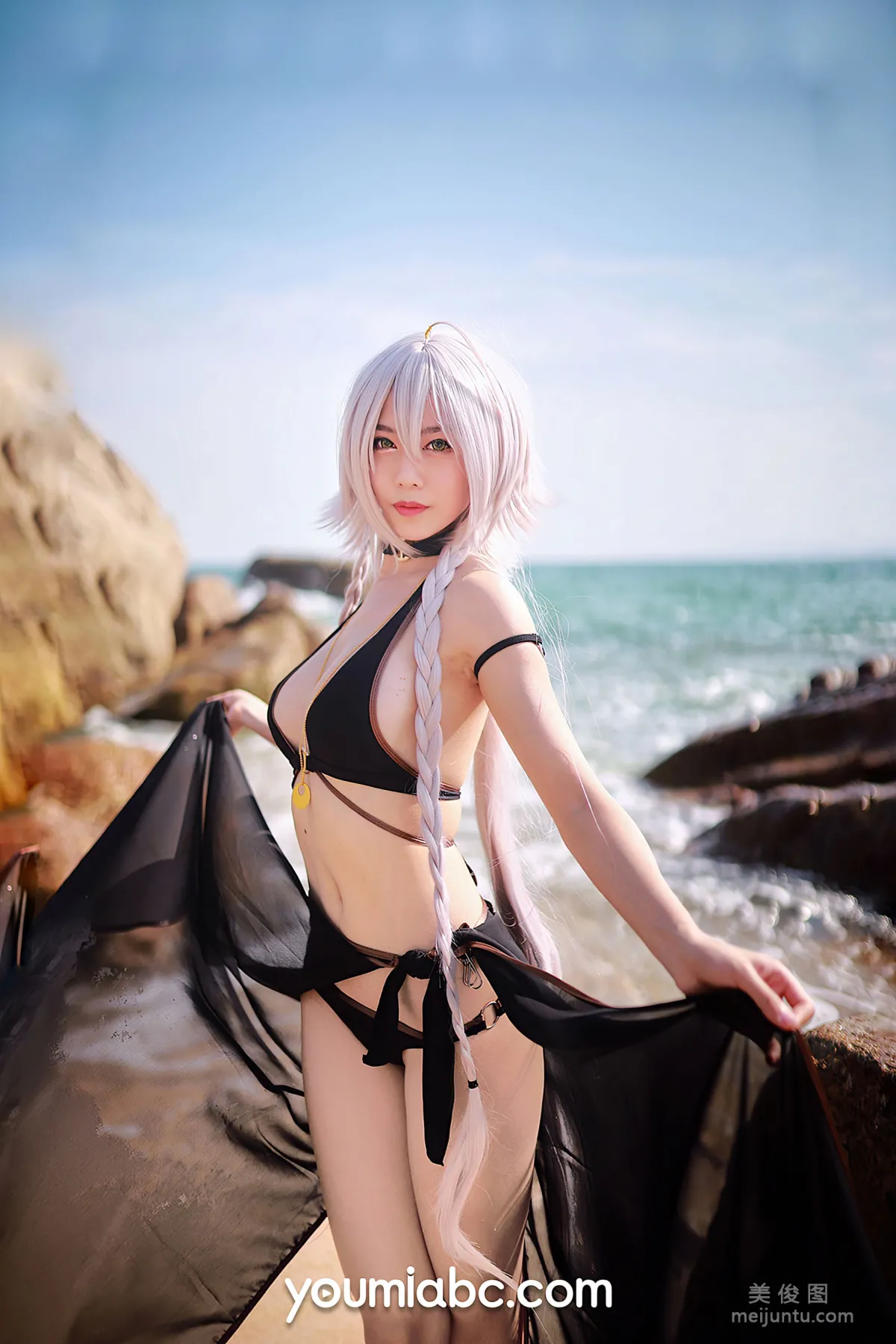 [尤蜜YouMi] 抖娘利世 - FGO~泳裝黑貞德 2