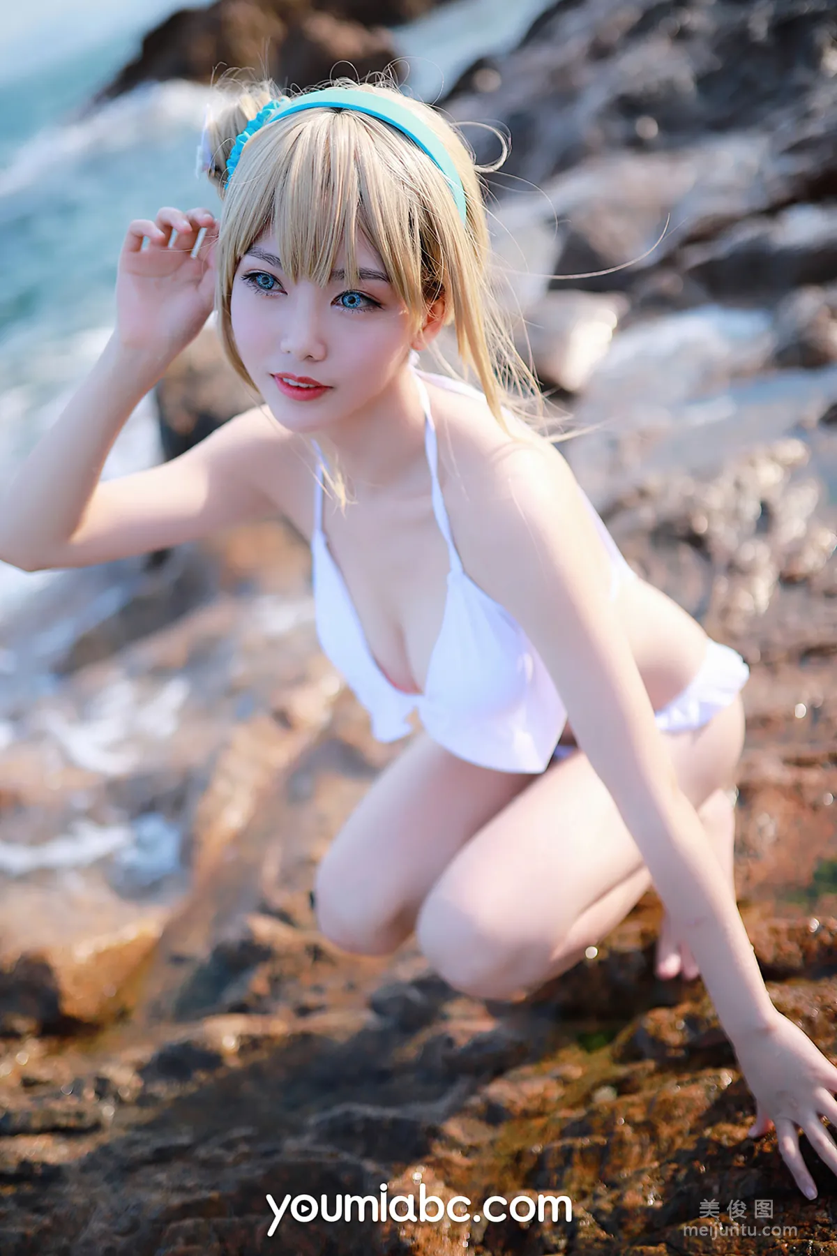 [尤蜜YouMi] 抖娘利世 - 海邊的索米 12