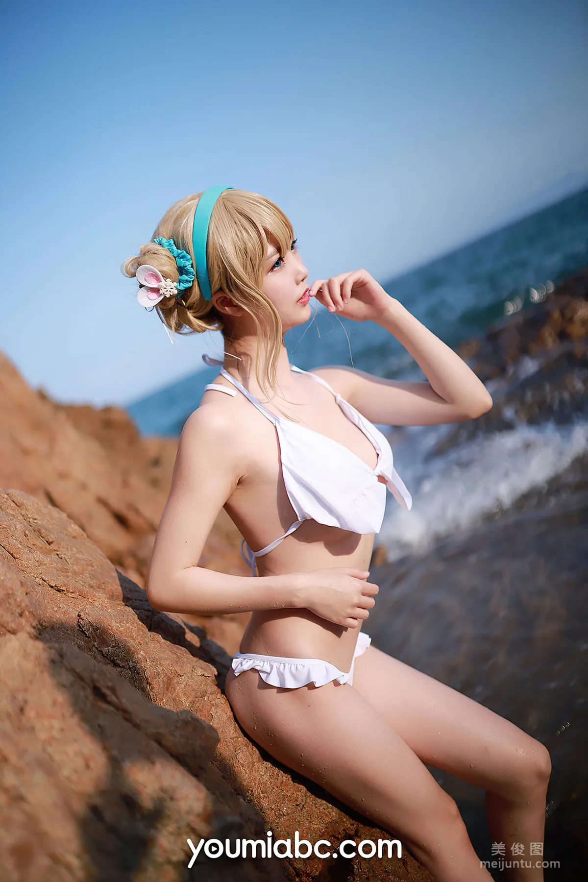[尤蜜YouMi] 抖娘利世 - 海邊的索米 10