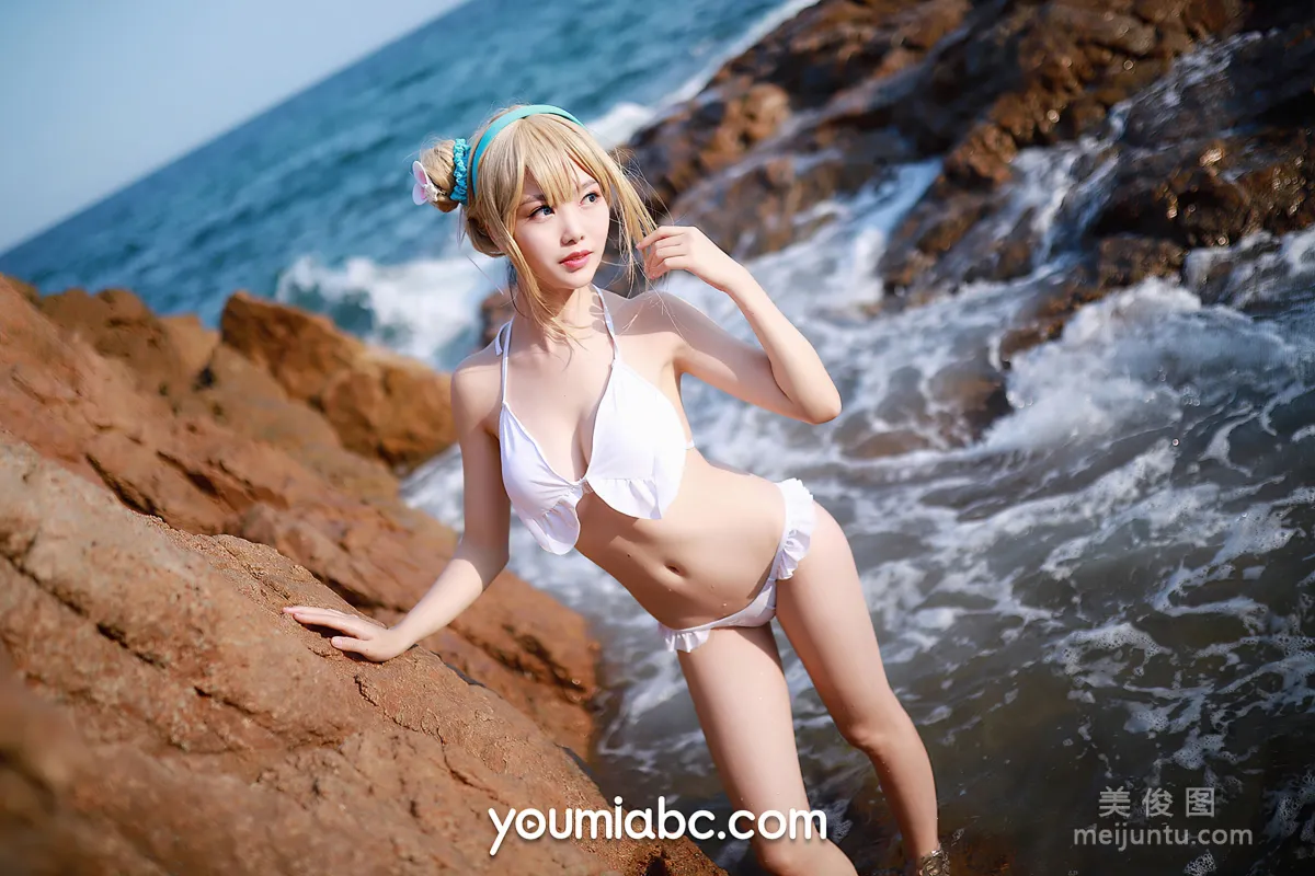 [尤蜜YouMi] 抖娘利世 - 海邊的索米 7