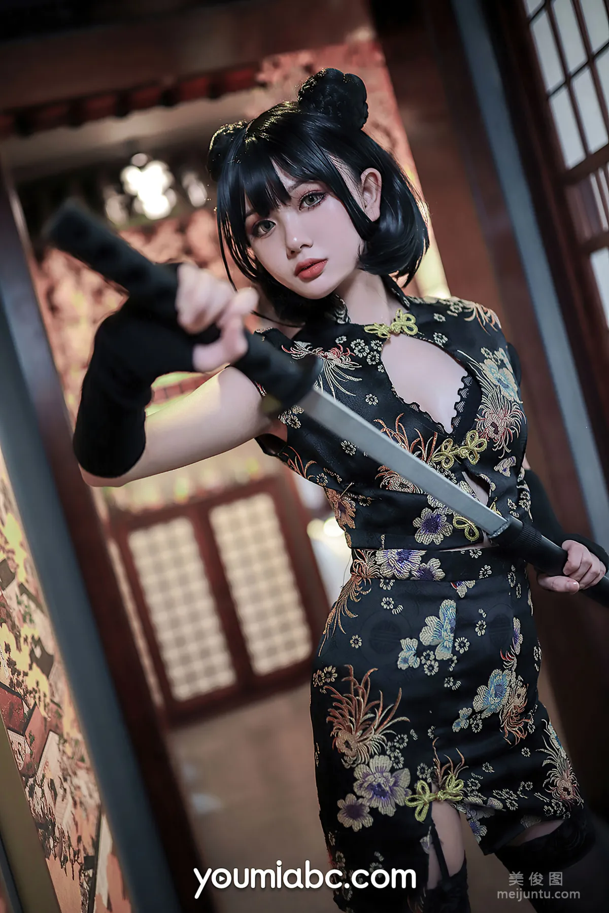 [尤蜜YouMi]  您的蛋蛋 - 旗袍武士娘6