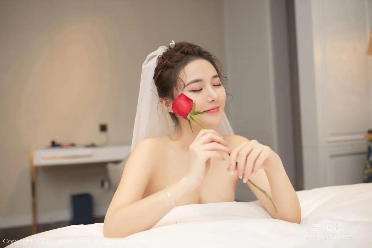 [秀人XiuRen] No.3538 魚子醬Fish - 新娘婚紗主題系列 50