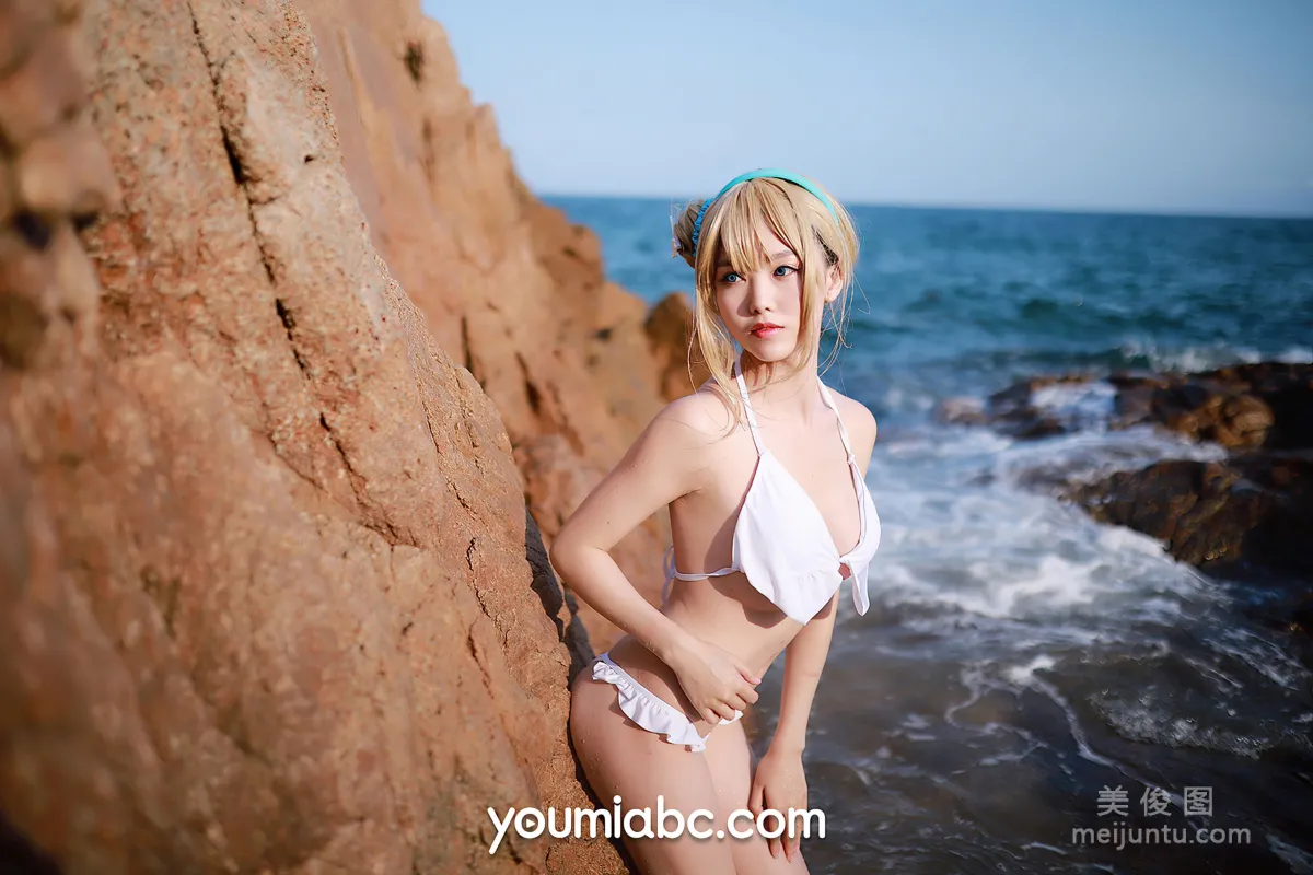 [尤蜜YouMi]  抖娘利世 - 海边的索米9
