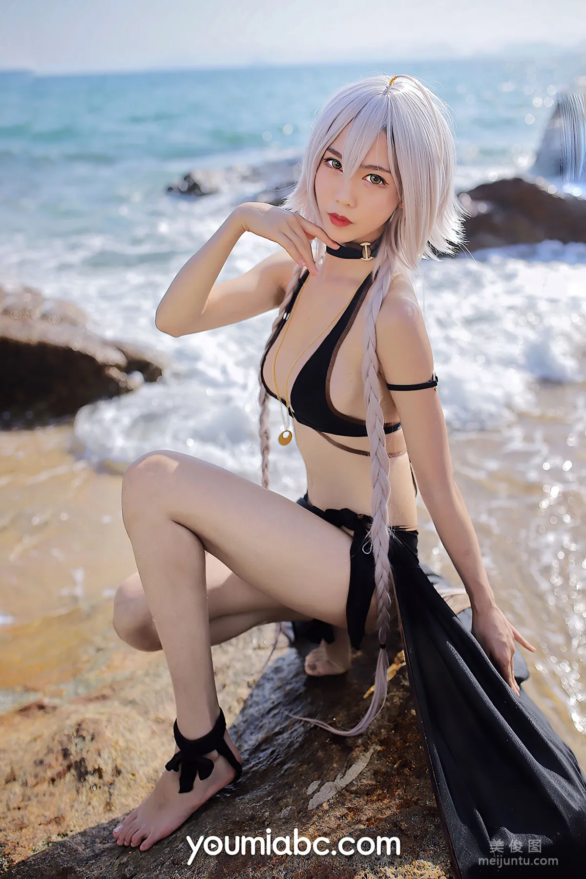 [尤蜜YouMi] 抖娘利世 - FGO~泳裝黑貞德 11