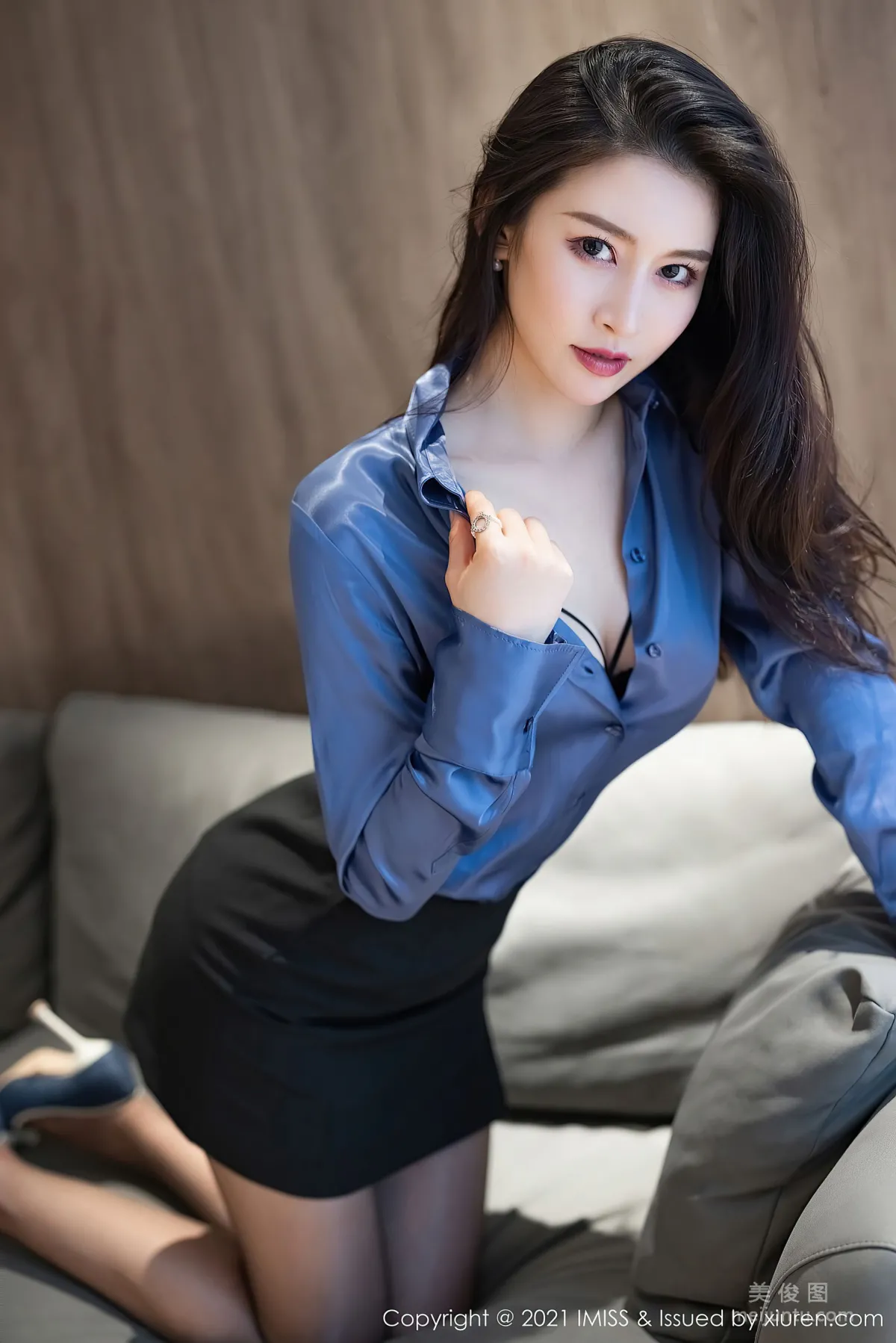 [愛蜜社IMiss] Vol.604 Vanessa - 華麗典雅的職場OL絲襪美腿 19