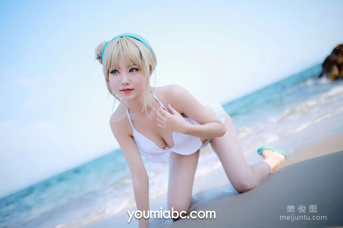[尤蜜YouMi] 抖娘利世 - 海邊的索米 22