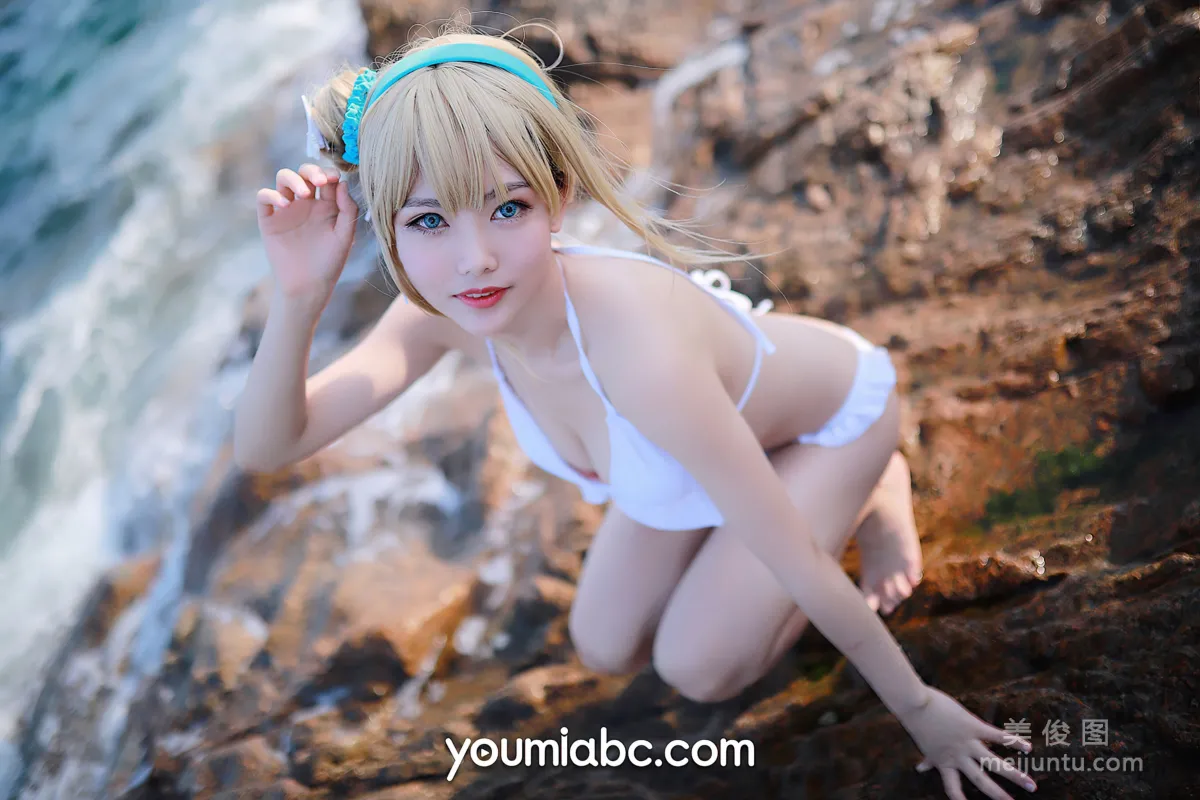 [尤蜜YouMi] 抖娘利世 - 海邊的索米 13