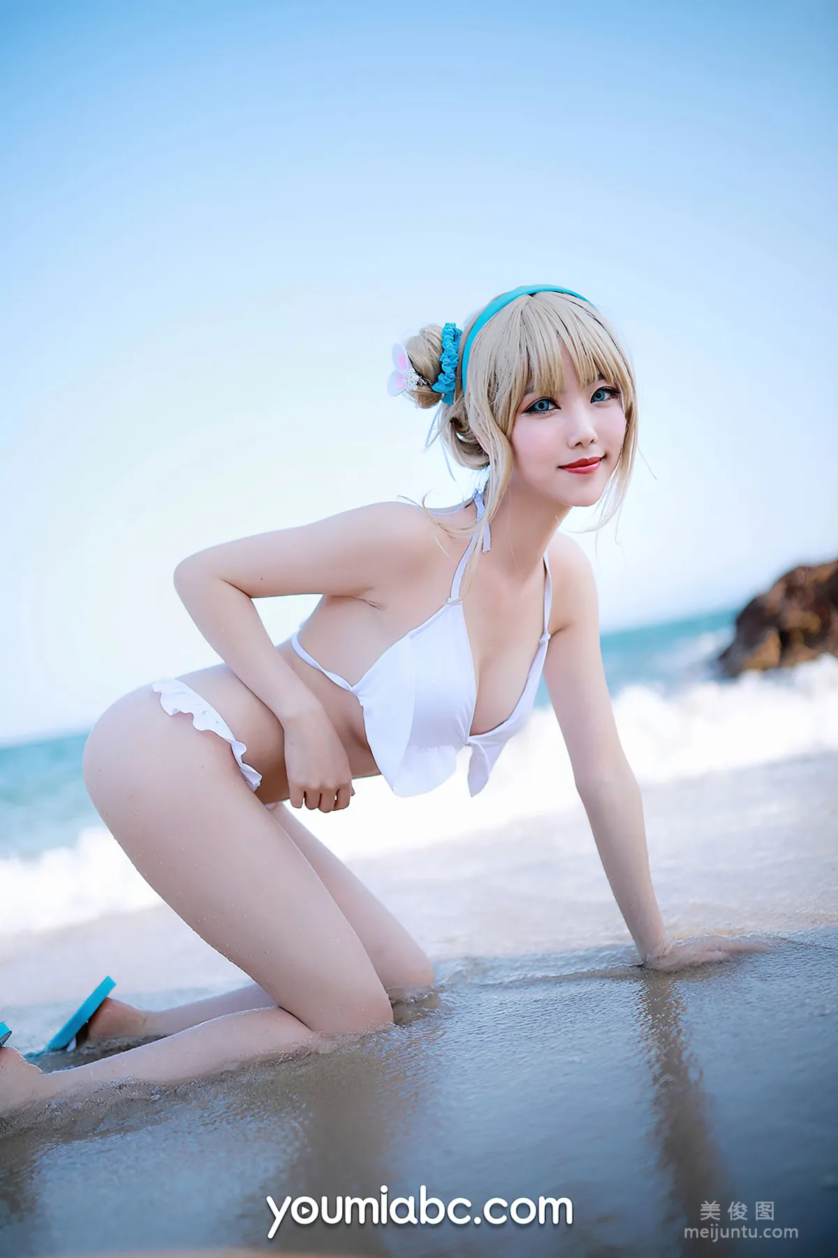 [尤蜜YouMi] 抖娘利世 - 海邊的索米 23