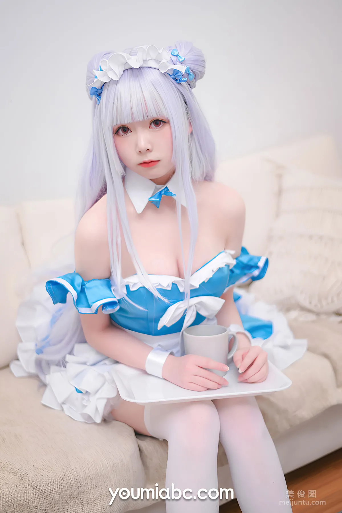 [尤蜜YouMi]  向小圆 - 小天鹅女仆13