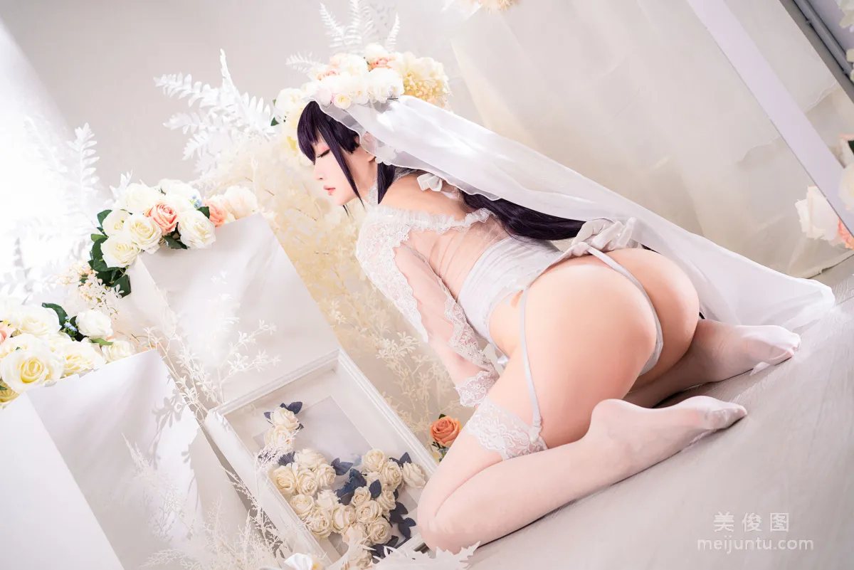 [网红COSER] 星之迟迟 - 纯白と漆黑《吾妻》写真24