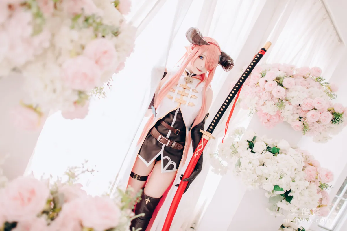 [網紅COSER] 微博妹紙霜月shimo - 碧藍幻想 娜爾梅亞 64