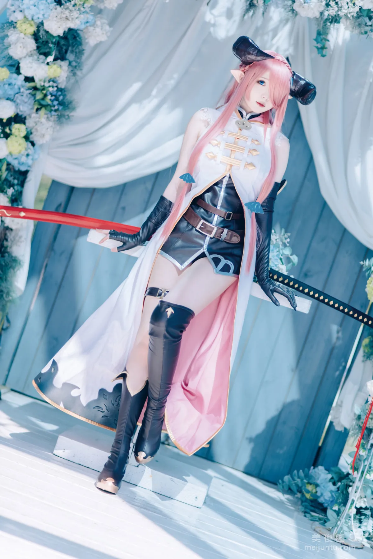 [網紅COSER] 微博妹紙霜月shimo - 碧藍幻想 娜爾梅亞 54