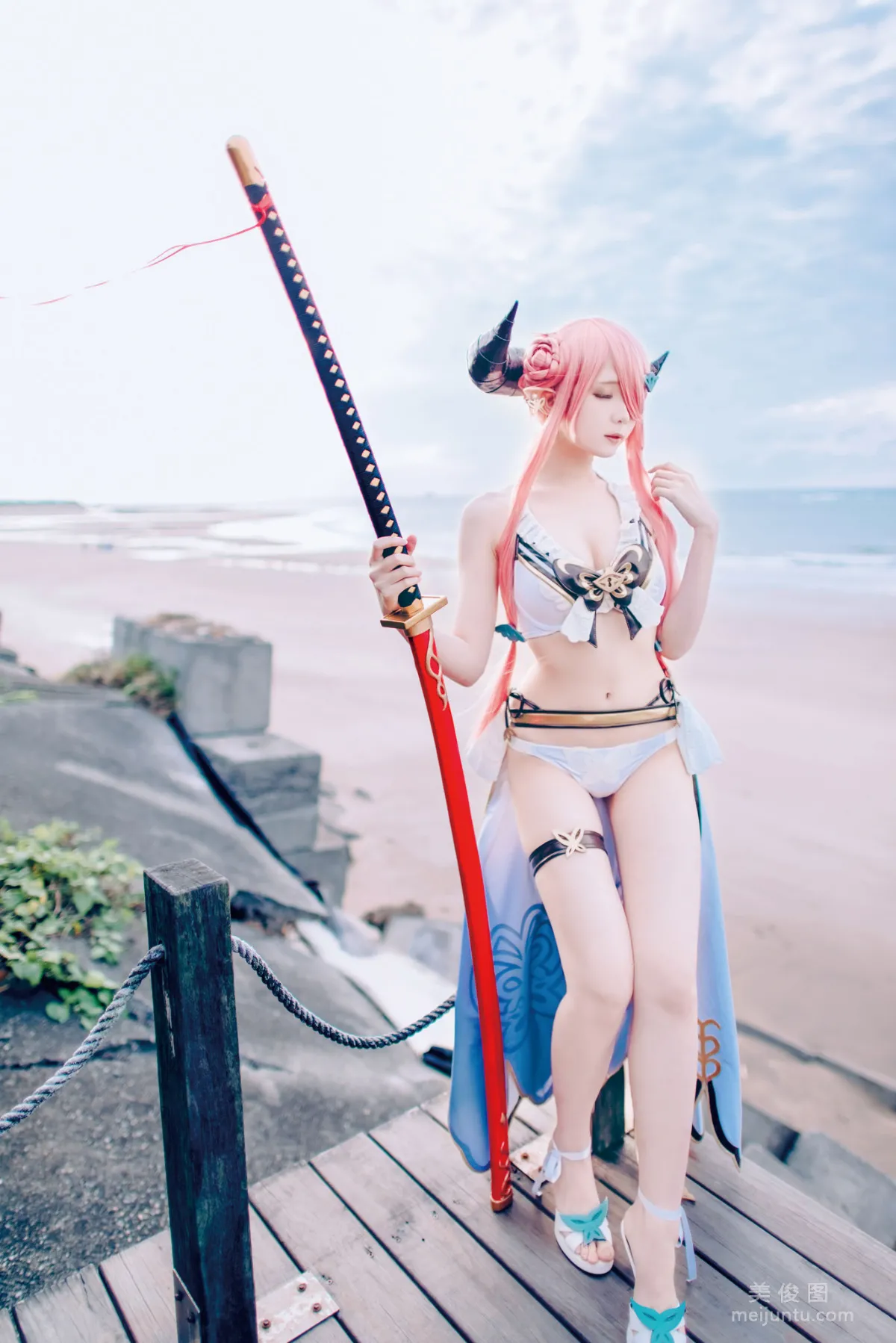 [網紅COSER] 微博妹紙霜月shimo - 碧藍幻想 娜爾梅亞 10