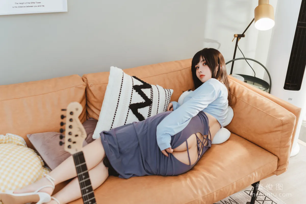 [網紅COSER] rioko涼涼子 - 吉他妹妹系帶裙 27