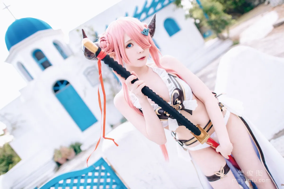 [網紅COSER] 微博妹紙霜月shimo - 碧藍幻想 娜爾梅亞 17