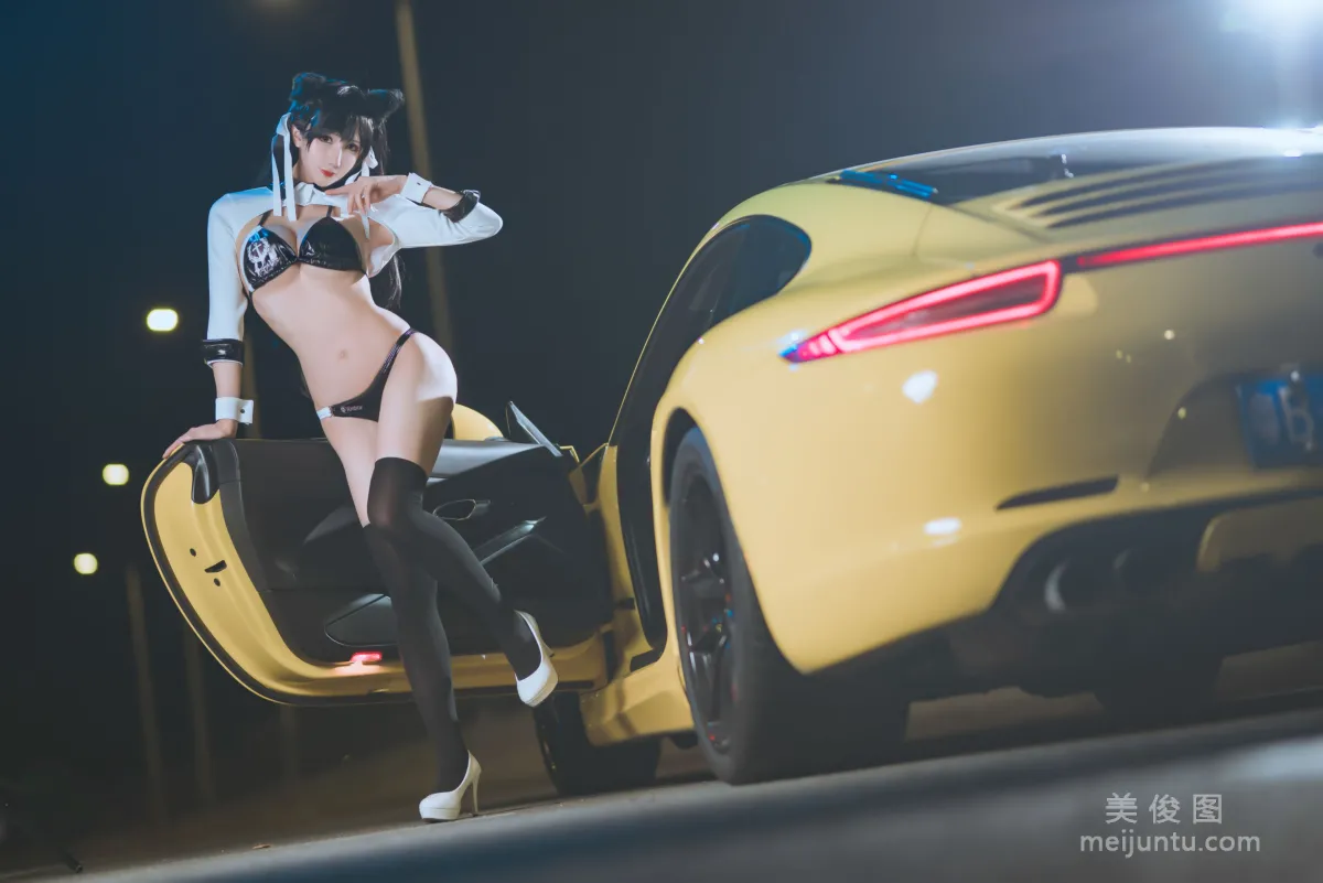 [網紅COSER] 動漫博主雅祈 - 碧藍航線賽車愛宕 寫真套圖 10