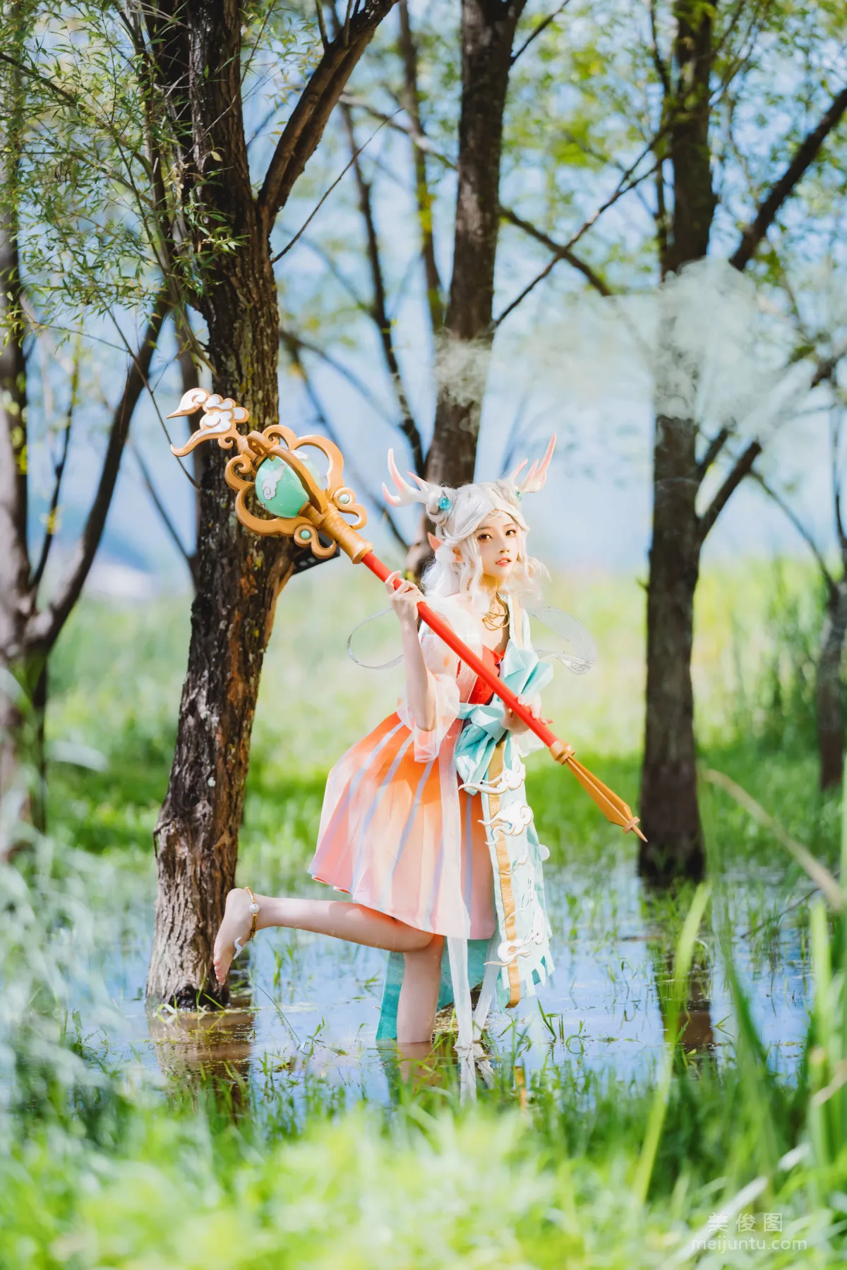 [網紅COSER] 桜桃喵 - 小鹿 寫真套圖 1