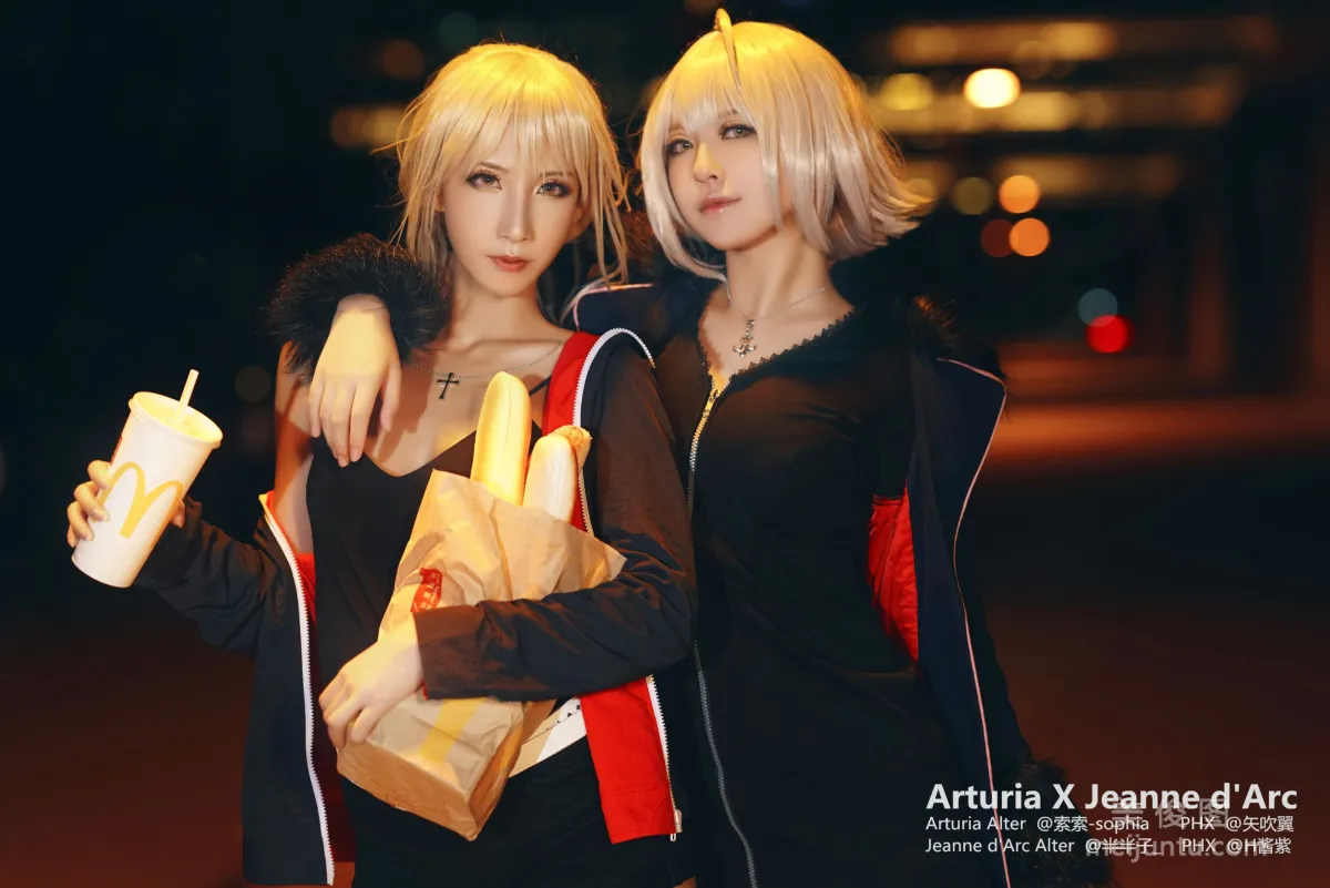 [网红COSER] 半半子&索索sophia - Full set Upscaled2