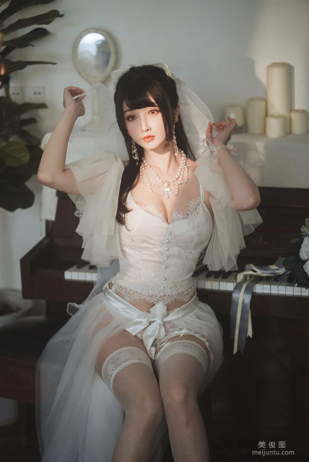 [網紅COSER寫真] rioko涼涼子 - 透明婚紗 7