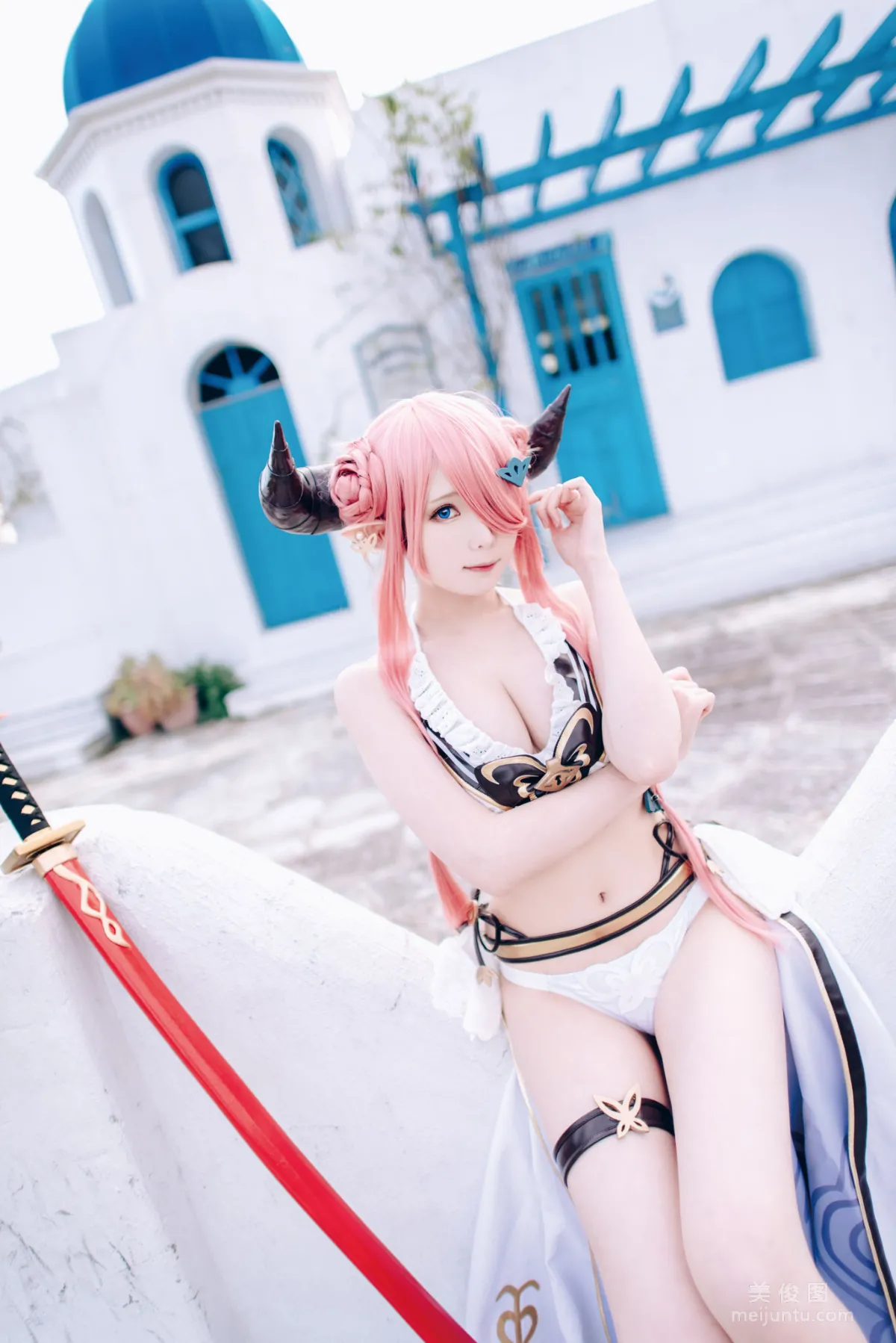 [網紅COSER] 微博妹紙霜月shimo - 碧藍幻想 娜爾梅亞 12