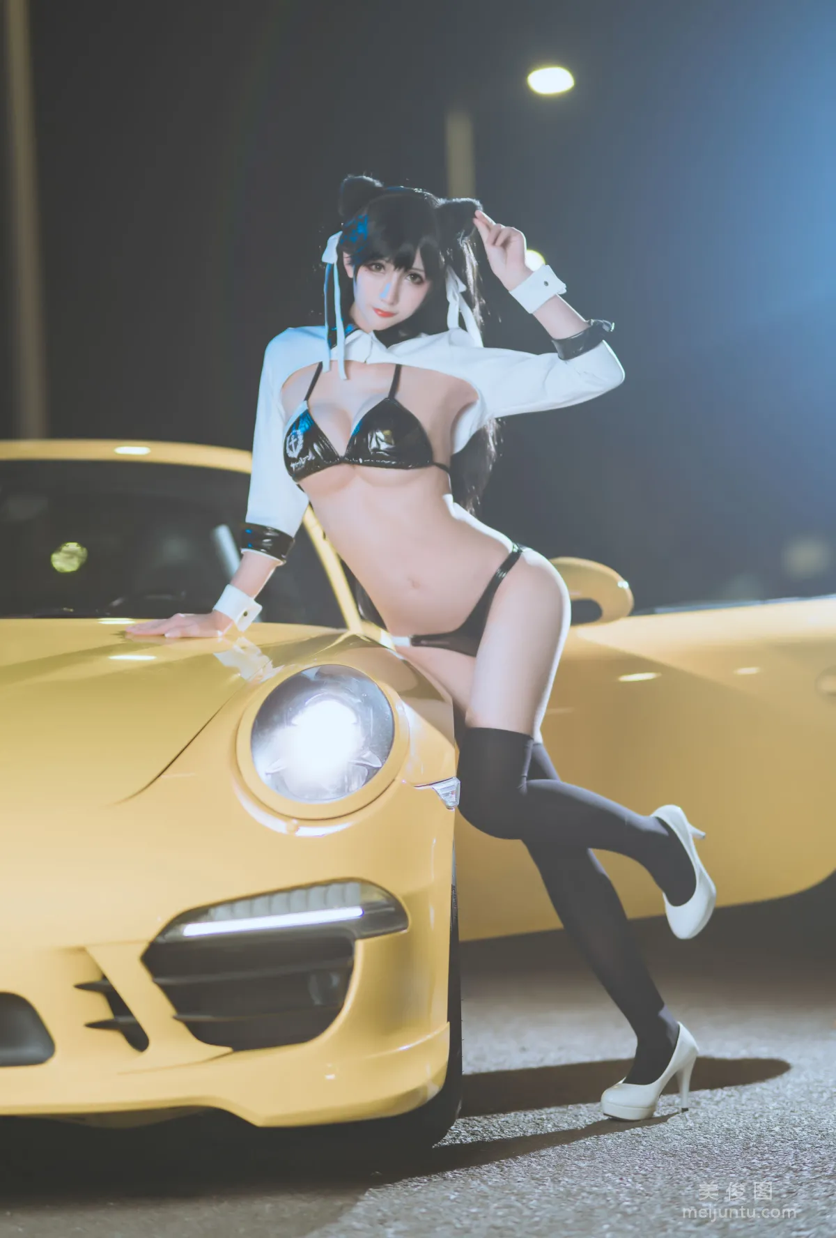 [網紅COSER] 動漫博主雅祈 - 碧藍航線賽車愛宕 寫真套圖 3