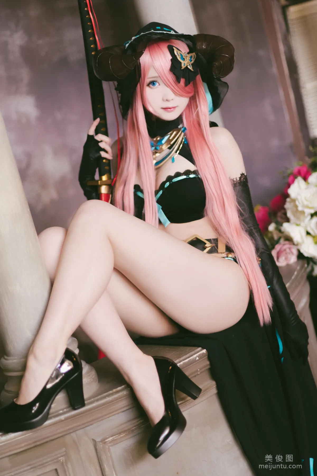 [網紅COSER] 微博妹紙霜月shimo - 碧藍幻想 娜爾梅亞 32