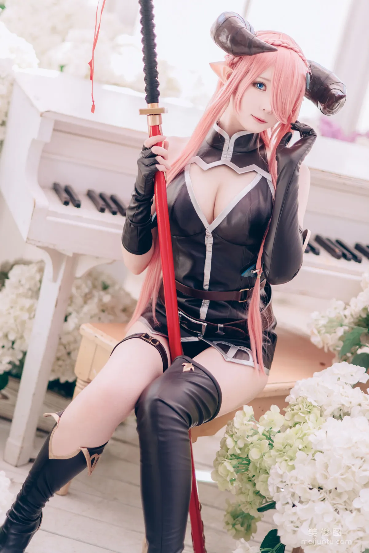 [網紅COSER] 微博妹紙霜月shimo - 碧藍幻想 娜爾梅亞 47
