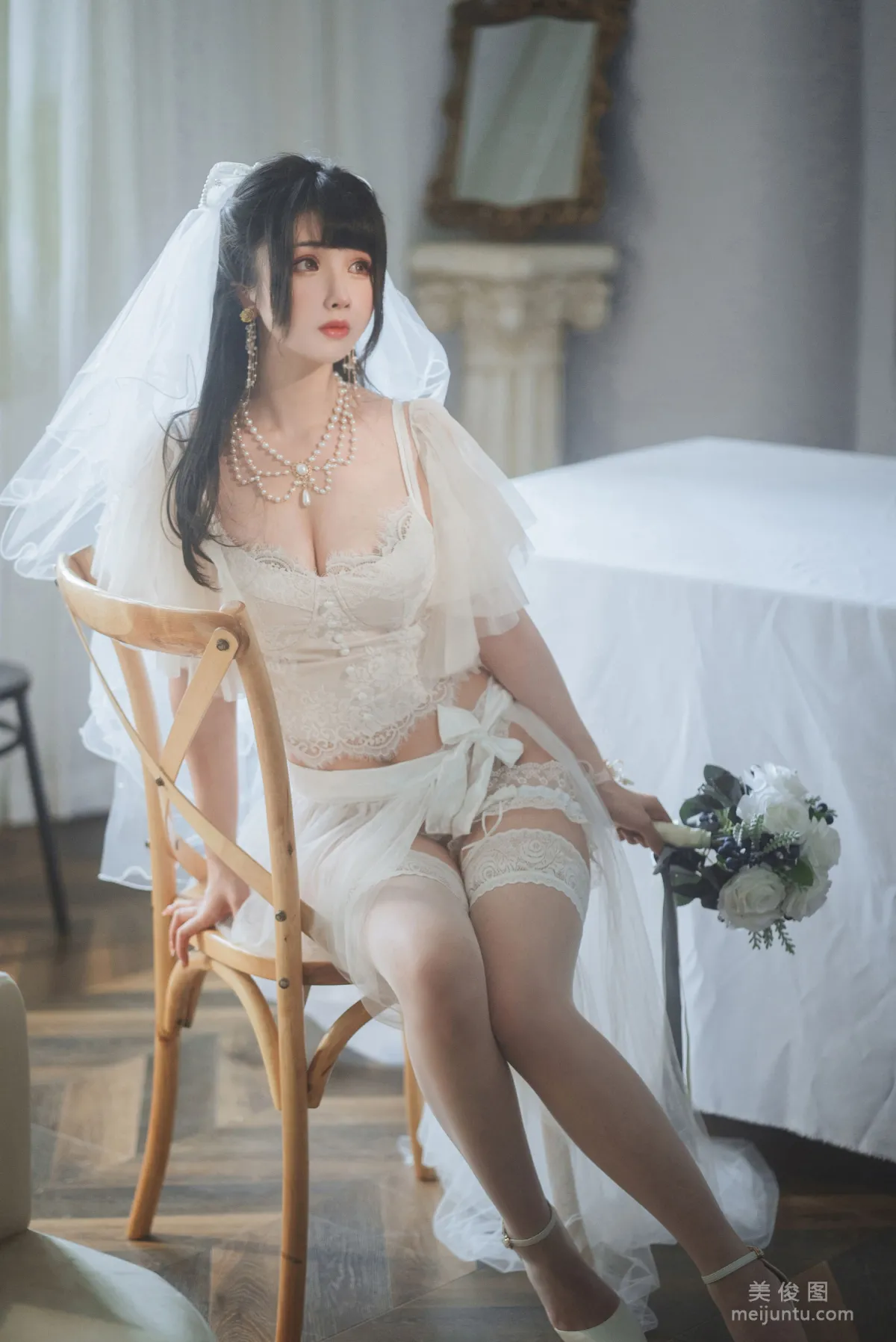 [網紅COSER寫真] rioko涼涼子 - 透明婚紗 2