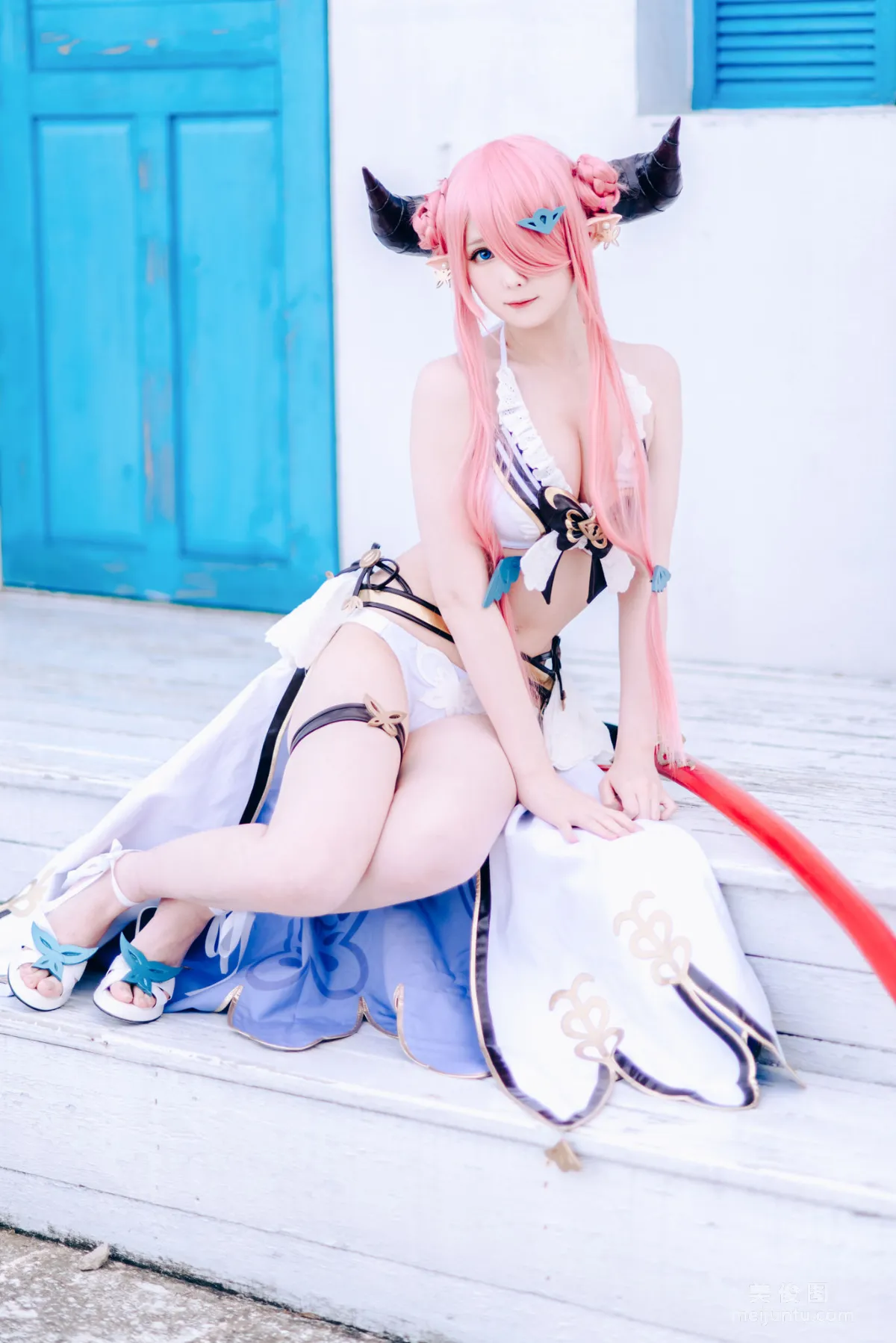 [網紅COSER] 微博妹紙霜月shimo - 碧藍幻想 娜爾梅亞 24