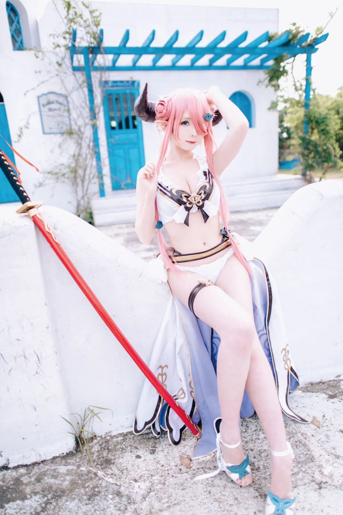 [網紅COSER] 微博妹紙霜月shimo - 碧藍幻想 娜爾梅亞 15