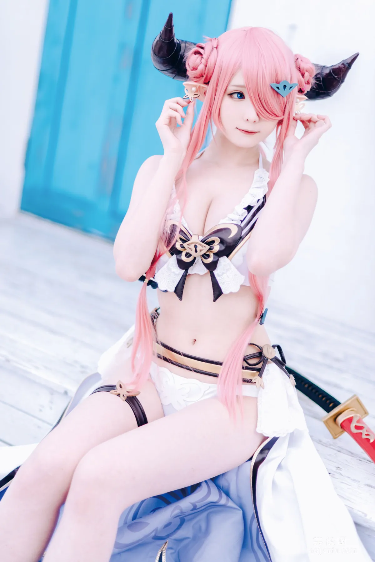 [網紅COSER] 微博妹紙霜月shimo - 碧藍幻想 娜爾梅亞 25