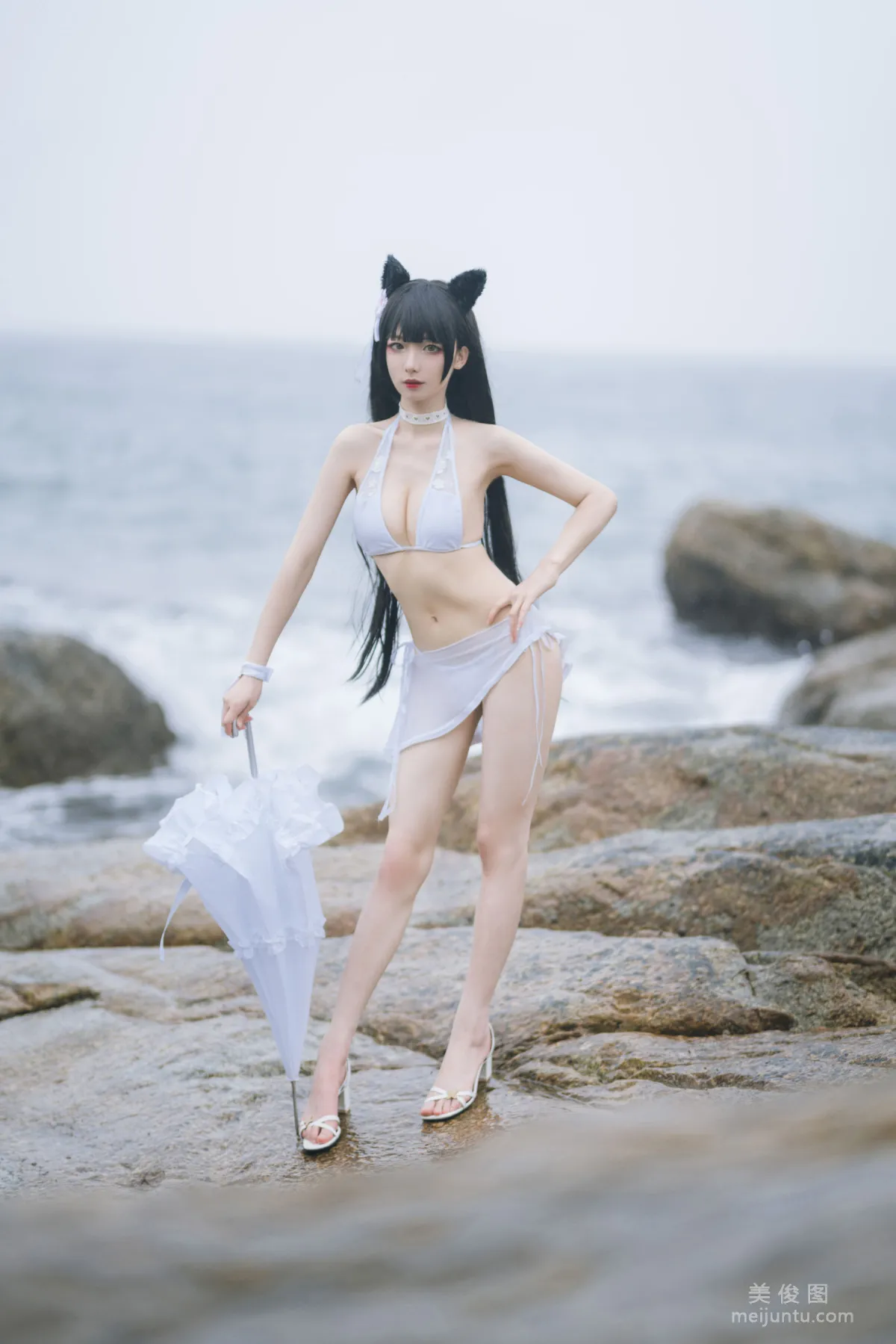 [网红COSER] 动漫博主封疆疆v - 爱宕泳装1