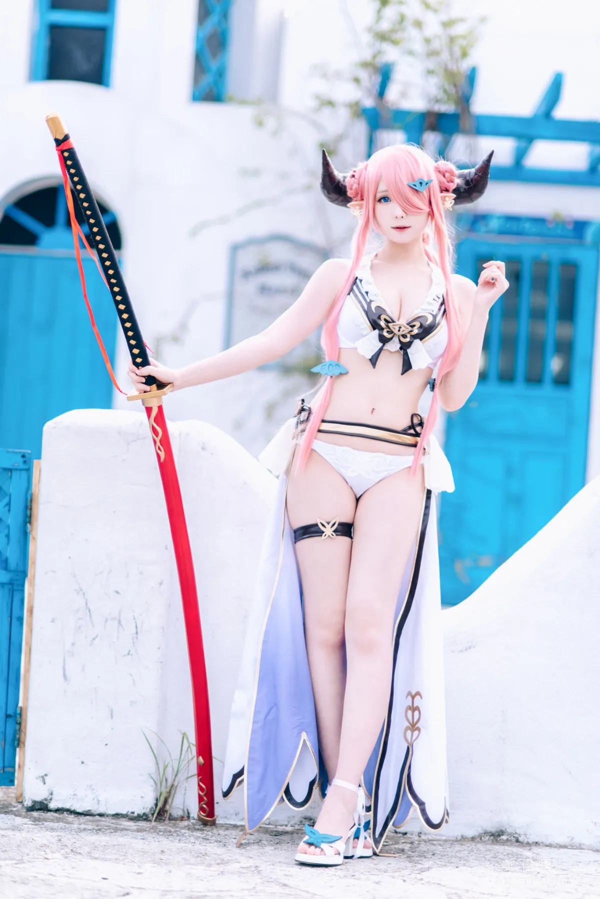 [網紅COSER] 微博妹紙霜月shimo - 碧藍幻想 娜爾梅亞 20