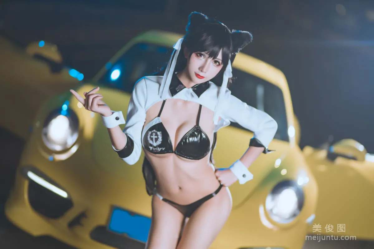 [網紅COSER] 動漫博主雅祈 - 碧藍航線賽車愛宕 寫真套圖 7
