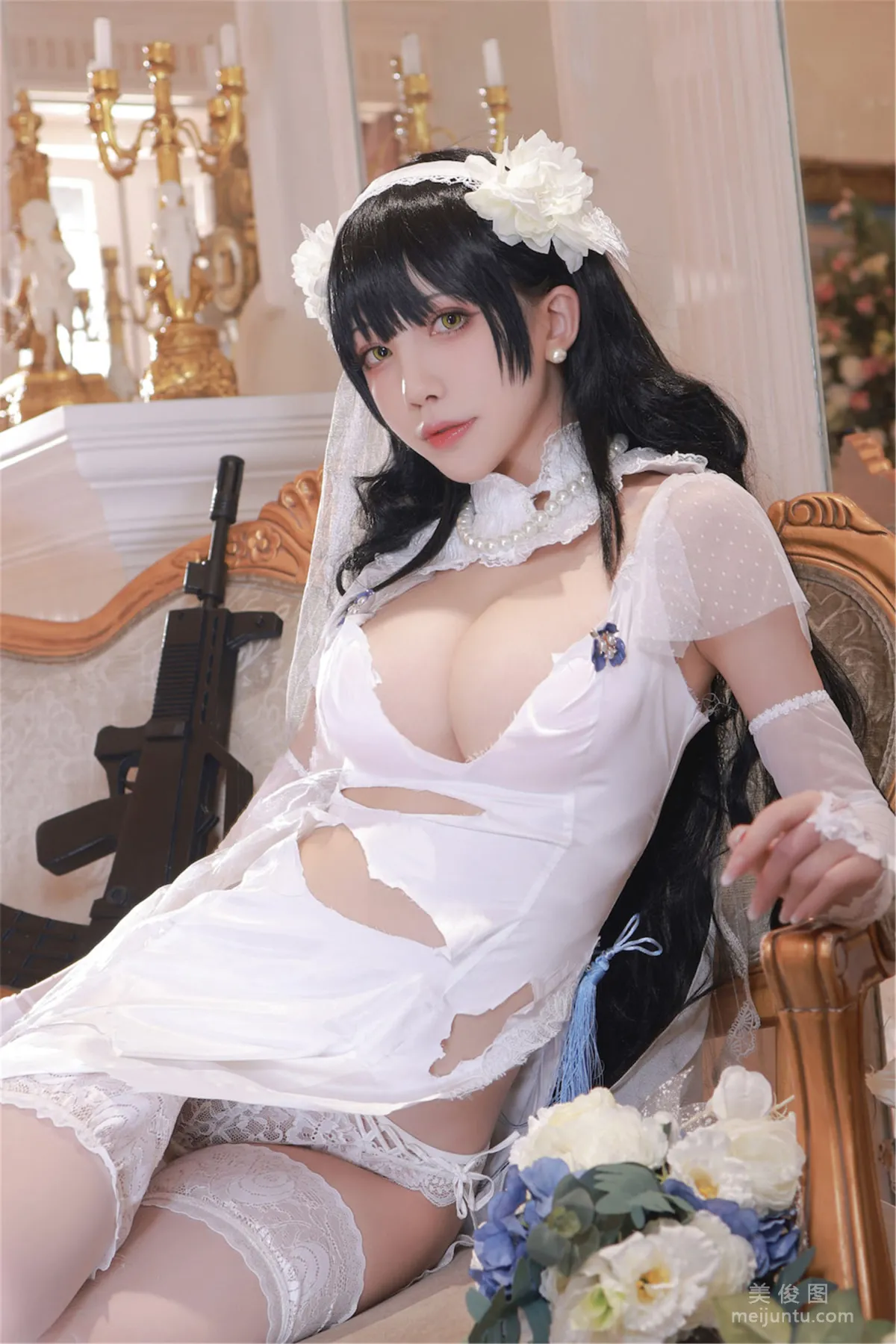 [網紅COSER] 動漫博主水淼aqua - 少女前線 OTS14 ＆Type95 35