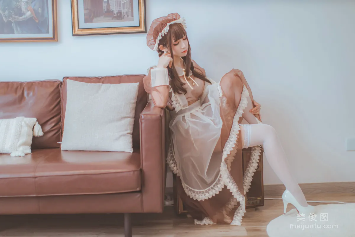 [網紅COSER寫真] 衣衣 - 透明女仆 6